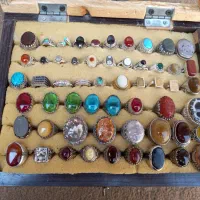 درود انواع اقسام انگشترهای نقره قدیمی