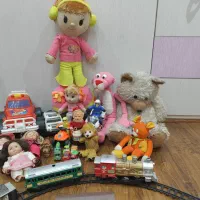 اسبابازی عروسک‌ دخترانه پسرانه، قطار به همراه ریل