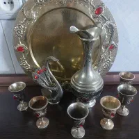 سینی جام گلاس چنگال دکوری اصفهان