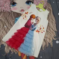 ۲ عددپیراهن دخترانه عروسکی