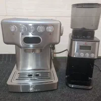 اسپرسو ساز نیمه صنعتی مباشی+فر مرکب فست فودی