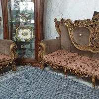 سرویس مبل و ناهار خوری وبوفه وسه تا فرش نگین مشهد