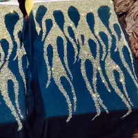 نگین کاری انواع پارچه ها عابا،شلوار،کراس کوردی|لباس|مریوان, |دیوار