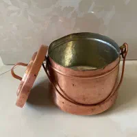 دیگ مسی عتیقه قدیمی|کلکسیون اشیاء عتیقه|ورامین, ورامین|دیوار