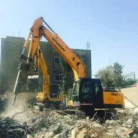 تخریب.خاکبرداری.اجرای سازه نگهبان مهار