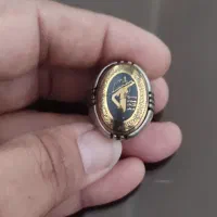 انگشتر نقره سنگ حدید اصل