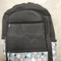 کیف مدرسه دخترونه طرح دار قلبی