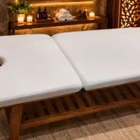 تخت ماساژ چوبی خاص با طراحی لوکس و ساخت سفارشی