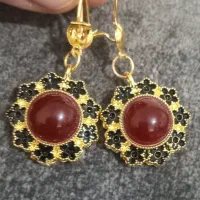 گوشوااره های بدل زیبا آب طلاخوورده،ژووپینگ،استیل