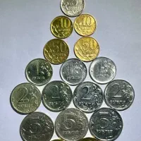 ست 18 عدد سکه کوپک و روبل فدراسیون روسیه (توضیح)