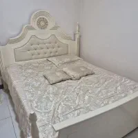تختخواب زیبا مدل خورشیدی در حد نو