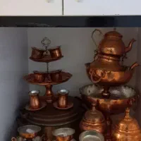 ظروف مسی همه باهم غیر از قابلمه