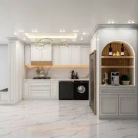 دکوراسیون داخلی کابینت کمد دیواری تی وی وال