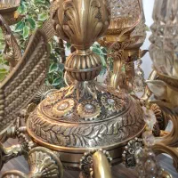 لوستر برنج مناسب فضاهای بزرگ|لوستر و چراغ آویز|تهران, قناتکوثر|دیوار