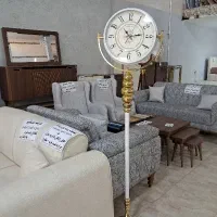 ساعت ایستاده فلزی و‌چوبی