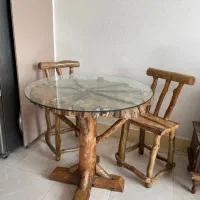 میز و صندلی چوبی