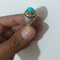 انگشتر فیروزه نقره