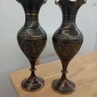 گلدان سیاه قلم اصفهان و دکوری