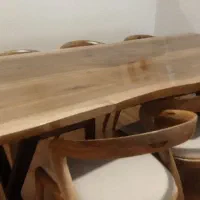 میز نهارخوری ۸ نفره روستیک بدون صندلی