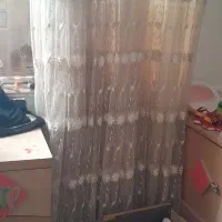 پرده ابریشم ۴لایه ۲عدد ۳در۳نیم|پرده، رانر، رومیزی|آزادشهر, |دیوار