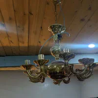 سه عدد لوستر برنز 10شاخه|لوستر و چراغ آویز|کرج, عظیمیه|دیوار