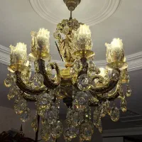 لوستر برنز ۹ شاخه