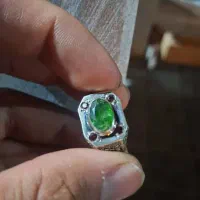 انگشتر یاقوت زمرد گارنت سبز زبرجد اوپال شجر