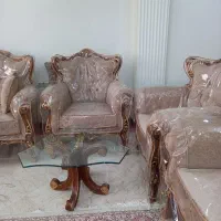مبل ۹ نفره نیم استیل