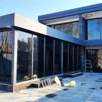 پنجره دوجداره upvc شیشه دوجداره توری پلیسه