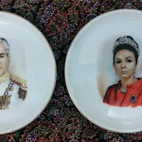 نعلبکی شاه و فرح|صنایع دستی و سایر لوازم تزئینی|تهران, آذربایجان|دیوار