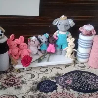 عروسک های دست بافت