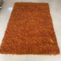 قالیچه فانتزی دستبافت هندی کاملا سالم