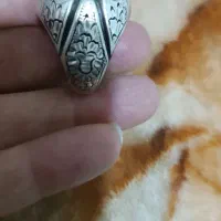 انگشتر فیروزه شجر عنکبوتی رکاب کریمی قلمکاری شده|جواهرات|تهران, ویلاشهر|دیوار