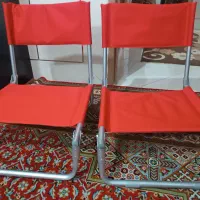 دو عدد صندلی تاشو مسافرتی ،|صندلی و نیمکت|پیر بکران, |دیوار