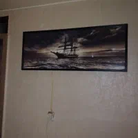 تابلو led چراغ دار طرح کشتی