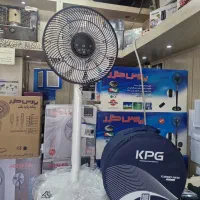 پنکه شارژی و برقی تاشو مسافرتی KPG کیف دار ۱۲ پره