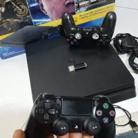 ps4 اسلیم کپی خور 1ترا 2دسته لازرورقی|کنسول، بازی ویدئویی و آنلاین|تهران, بیسیم|دیوار