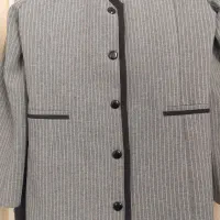 مانتوشلوار نو اداری و مانتوتک نخی قهوه ای روشن