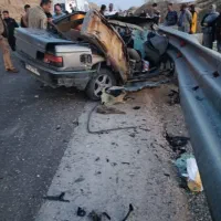 ماشین پژو ۴۰۵  تصادفی