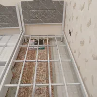 تشک طبی وتخت یک نفره فلزی|تخت و سرویس خواب|قم, باجک یک|دیوار