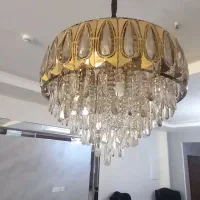 دو عدد لوستر کریستالی|لوستر و چراغ آویز|کرج, گوهردشت|دیوار