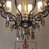 لوستر آویز کبریتی نماد اصالت و زیباییT610|لوستر و چراغ آویز|کرج, دهقان ویلا|دیوار