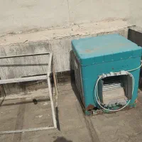 کولر آبی ۳۵۰۰ با چهارپایه زیرش