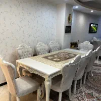میز ناهارخوری ۸ نفره شیک و تمیز