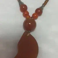 گردنبند دستبند سنگ اصل عقیق قدیمی