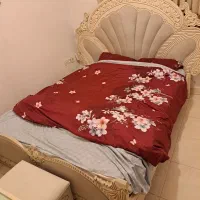 سرویس تخت خواب دونفره با تشک در حد نو|تشک تختخواب|لاهیجان, کوی استادان|دیوار