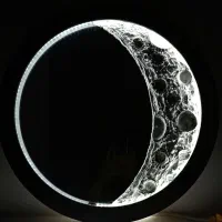 تابلو ماه دکوراتیو|تابلو، نقاشی، عکس|قم, باغ کرباسی|دیوار