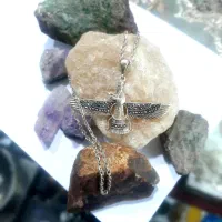 گردنبند نقره عیار ۹۲۵ فروهر و سرباز هخامنشی