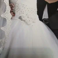 لباس عروس دانتل سالم درحد نو سایز ۳۶ ۳۸