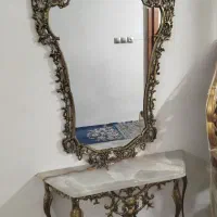 برنز اینه شمعدان برنز سایز بزرگ